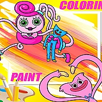 Huggy Wuggy Coloring Game Cover
