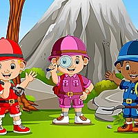 Kids Camping Hidden Stars Game Cover