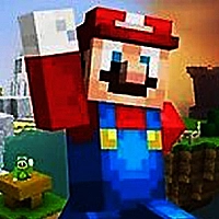 Minecraft Mario Jigsaw Puzzle Game Cover
