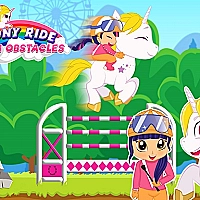 Pony Ride With Obstacles Game Cover