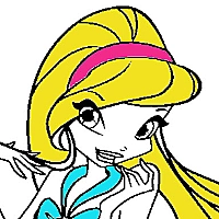 Winx Coloring Page Game Cover