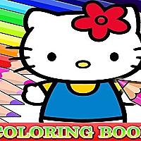 Coloring Book for Hello Kitty Game Cover