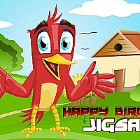Happy Birds Jigsaw Game Cover