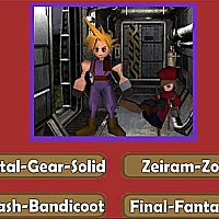 Nostalgic Playstation1 Quiz Game Cover