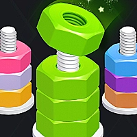 nuts puzzle:color sort Game Cover