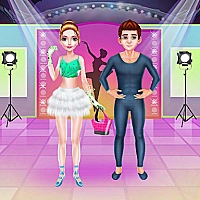 Ballerina Dancer Beauty Salon Game Cover