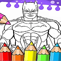 Batman Beyond Coloring Book Game Cover