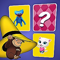 Curious George Memory Card Match Game Cover