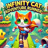 Infinity Cat Adventure Runner Game Cover