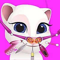 Talking Tom Angela Nose Doctor Game Cover