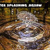 Water Splashing Jigsaw Game Cover