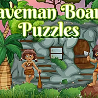 Caveman Board Puzzles Game Cover