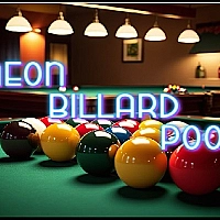 Neon Billard Pool Game Cover
