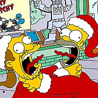 Simpsons Christmas Jigsaw Puzzle Game Cover