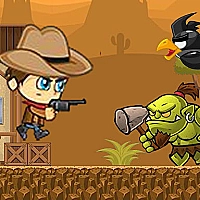 Super Cowboy Running Game Cover