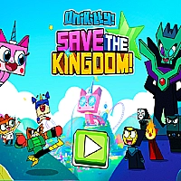 Unicorn Kitty Save The Kingdom Game Cover