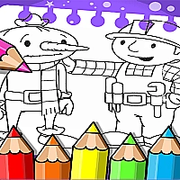 Bob The Builder Coloring Book Game Cover