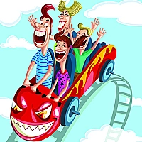 Roller coaster leap Game Cover