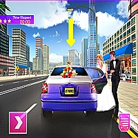 Wedding City Car Driving Service Game Cover