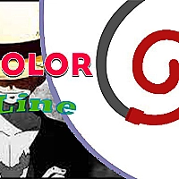 coloring lines Game Cover