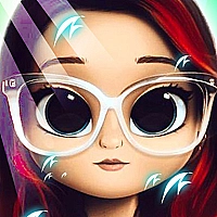 Cute Little Girls Customs Game Cover