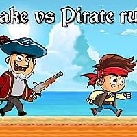 Jake vs Pirate Run Game Cover