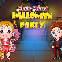 Baby Hazel Halloween Party Game Cover