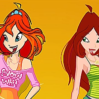 Bloom and Flora Dress Up Game Cover