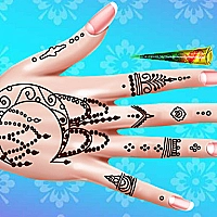 Fashion Henna Tattoo Salon Game Cover