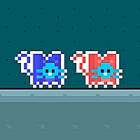 Red and Blue Cats Game Cover