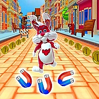 Subway Bunny Run Rush Rabbit Runner Game Cover