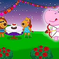 Hippo Valentine Cafe Game Cover