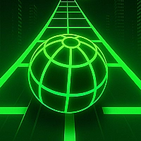 Neon Ball Slope Game Cover