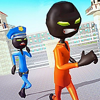 Stickman Prison Escape Story 3D Game Cover
