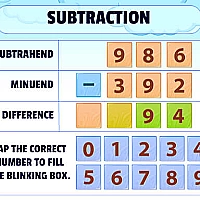 Subtraction Practice Game Cover