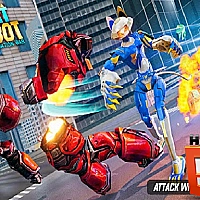 Cat Robot Transform War Game Cover