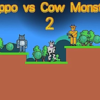 Hippo vs Cow Monster 2 Game Cover