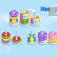 Hoop Stack Sort Puzzle 3D Game Cover