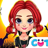 Rainbow Girls Halloween Salon Game Cover