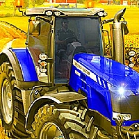Village Farming Tractor Game Cover