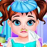 Baby Taylor Bad Cold Treatment - Baby Care Game Cover
