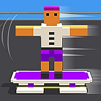 Blocky Skater Rush Game Cover