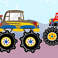 Fun Monster Trucks Jigsaw cover