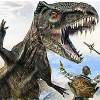 DINOSAUR HUNTING DINO ATTACK Jigsaw  Game Cover
