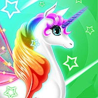 Dress Up Unicorn Game Cover