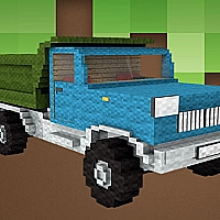 Minecraft Truck Jigsaw Game Cover