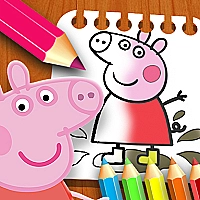 PeppaPig Coloring Book Game Cover