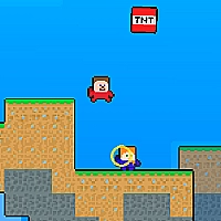 Steve vs Alex Rocketman Game Cover