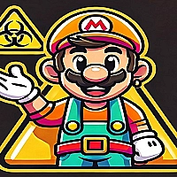 Super Mario Hangman Game Cover