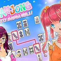 Mahjong Pretty Manga Girls Game Cover